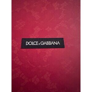 Dolce & Gabbana Red Lace Shoe Box Gift Box Authentic